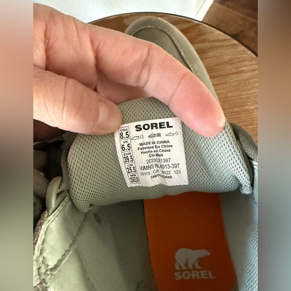 Sorel lace up wedge booties. Size 8.5 - Picture 5 of 5